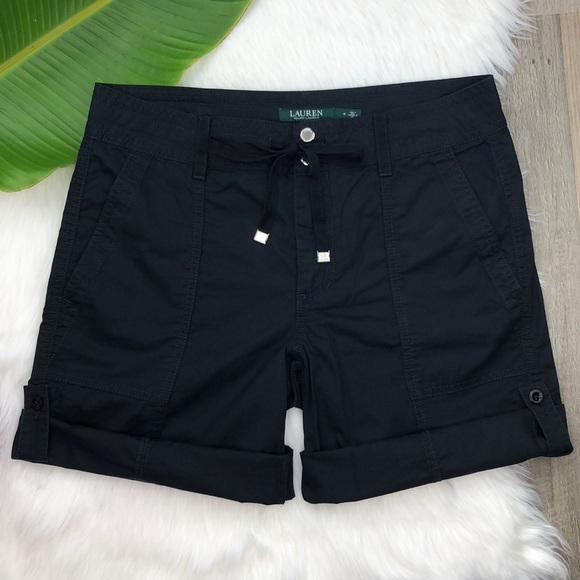 Lauren Ralph Lauren Pants - Lauren Ralph Lauren | Black Twill Drawstring Short